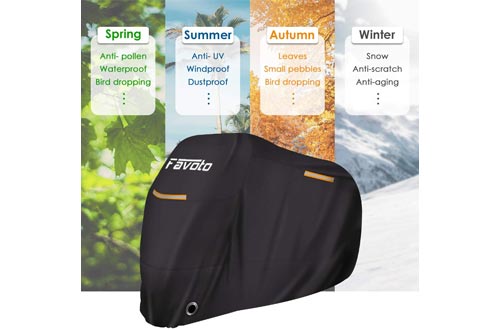 Favoto Motorcycle Cover All Season Universal Weather