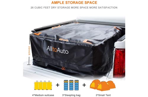 AlltoAuto Truck Bed Cargo Bag with Cargo Net