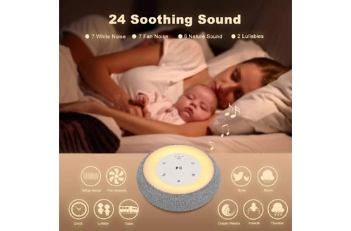 White Noise Machine with Baby Night Light