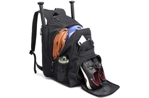 hinksea Baseball Bag - Baseball Backpack With Fence Hook