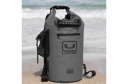 Ultra Waterproof Dry Bag with Easy Access Front Zippered Pocket