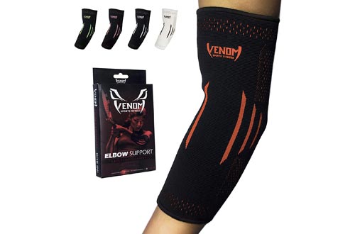 Venom Elbow Brace Compression Sleeve- Elastic Support