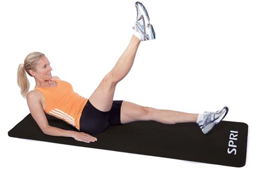SPRI Pro Exercise Mat for Fitness, Yoga, Pilates, Stretching & Floor Exercises