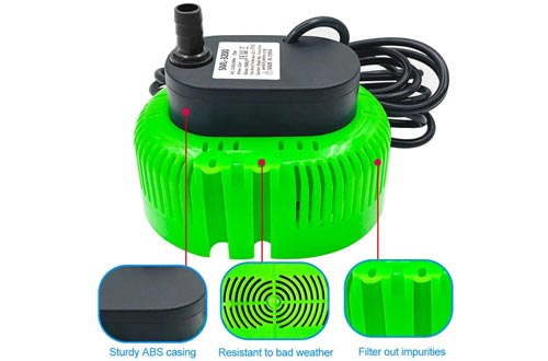 Pool Cover Pump above Ground - Submersible Water Sump