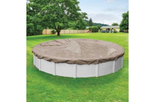 Pool Mate 5724-4 Sandstone Winter Pool Cover for Round Above Ground Swimming Pools