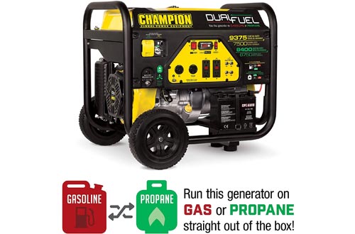 Champion Power Equipment 100165 9375/7500-Watt Dual Fuel
