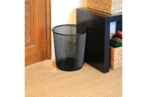 Seville Classics 3-Pack Round Mesh Wastebasket Recycling Bin