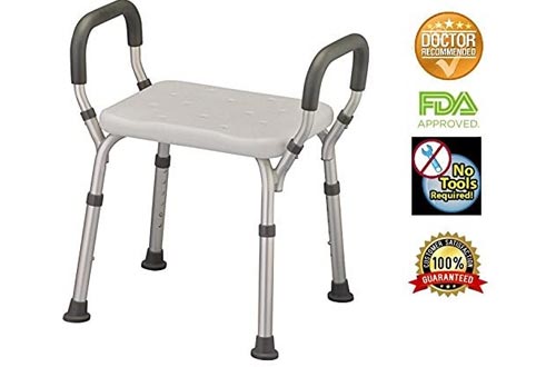 Bath Seat Shower Bench with Arms