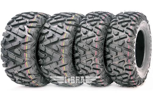 Set of 4 New WANDA ATV/UTV Tires 25x8-12 Front & 25x10-12 Rear