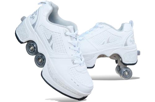 MLyzhe Fashiums Deformation Roller Shoes Male and Female