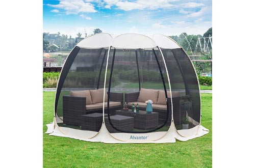 Alvantor Screen House Room Outdoor Camping Tent Canopy Gazebos 4-15 Person