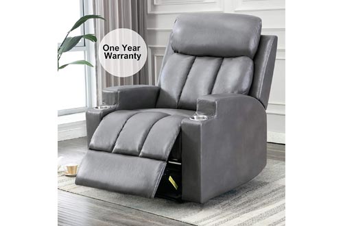 ANJ Breathable PU Leather Recliner Chair
