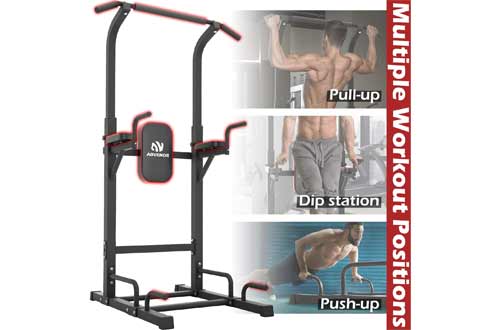 ADVENOR Power Tower Dip Station Pull Up Bar for Home Gym