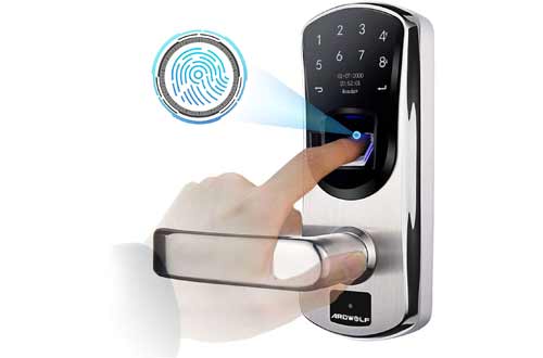 Fingerprint Door Lock, Ardwolf A60 Keyless Entry Biometric Door Locks
