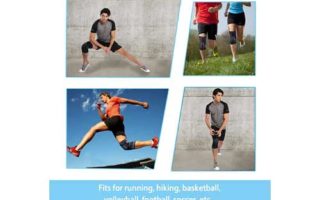 BERTER Knee Brace for Men Women - Compression Sleeve Non-Slip for Running