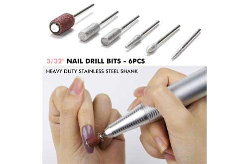 Nail Drills for Acrylic Nails - Ejiubas Nail Drill Machine 30000rpm