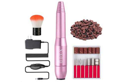 Portable Electric Nail Drill File Machine with Acrylic Nail Kit Set Professional 20000rpm Manicure Pedicure