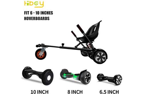 Hiboy HC-02 Hoverboard Go Kart with Rear Suspension Seat Attachment 