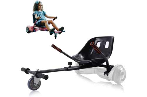 PRINIC Hoverboard Seat Attachment Go Kart Accessories Conversion Kit