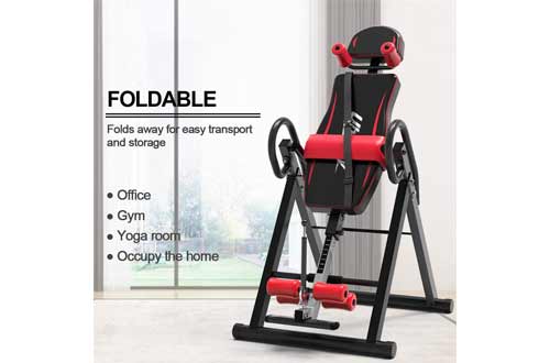 UBOWAY Heavy Duty Inversion Table - with Headrest & Adjustable