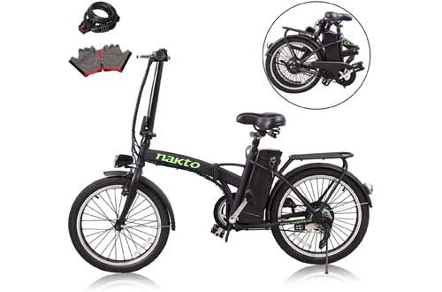 nakto 20"/26" 250W Foldaway/City Electric Bike Assisted Electric Bicycle Sport