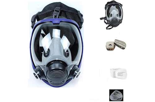 15in1 Full Face Respirator Widely Used in Organic Gas Wide Field of View Full Face