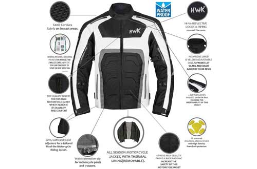 Textile Motorcycle Jacket For Men