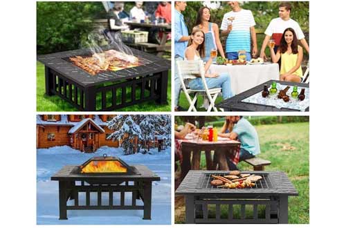 HEMBOR 32" Outdoor Fire Pit Table