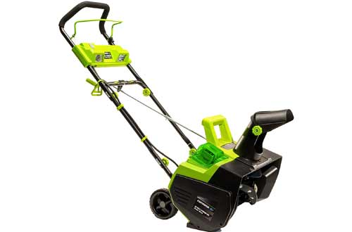 Earthwise SN74022 22-Inch 40-Volt Cordless Electric Snow Thrower