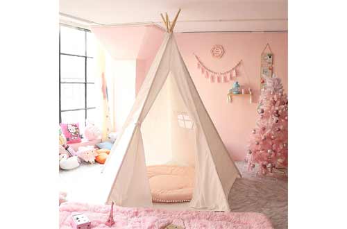 CO-Z Teepee Play Tent Foldable for Kids with Banners