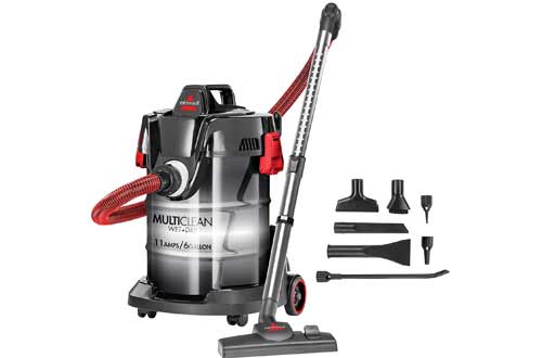 Bissell, Red, MultiClean Wet/Dry Garage and Auto Vacuum Cleaner, 2035M